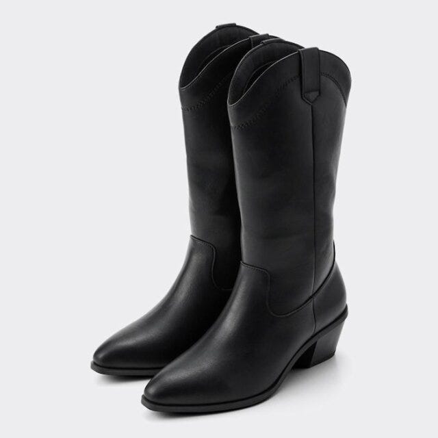 GU　新作　シューズ　ブーツ　ウエスタン　トレンド