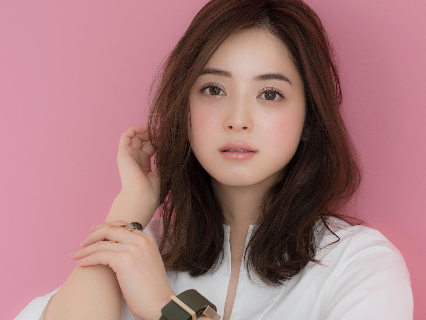 装用レンズ:MATCHA TART(マッチャタルト)/佐々木希