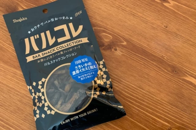 カルディ さきいかの濃厚イカスミ和えパッケージ