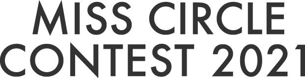 「MISS CIRCLE CONTEST 2021」ロゴ(提供写真)