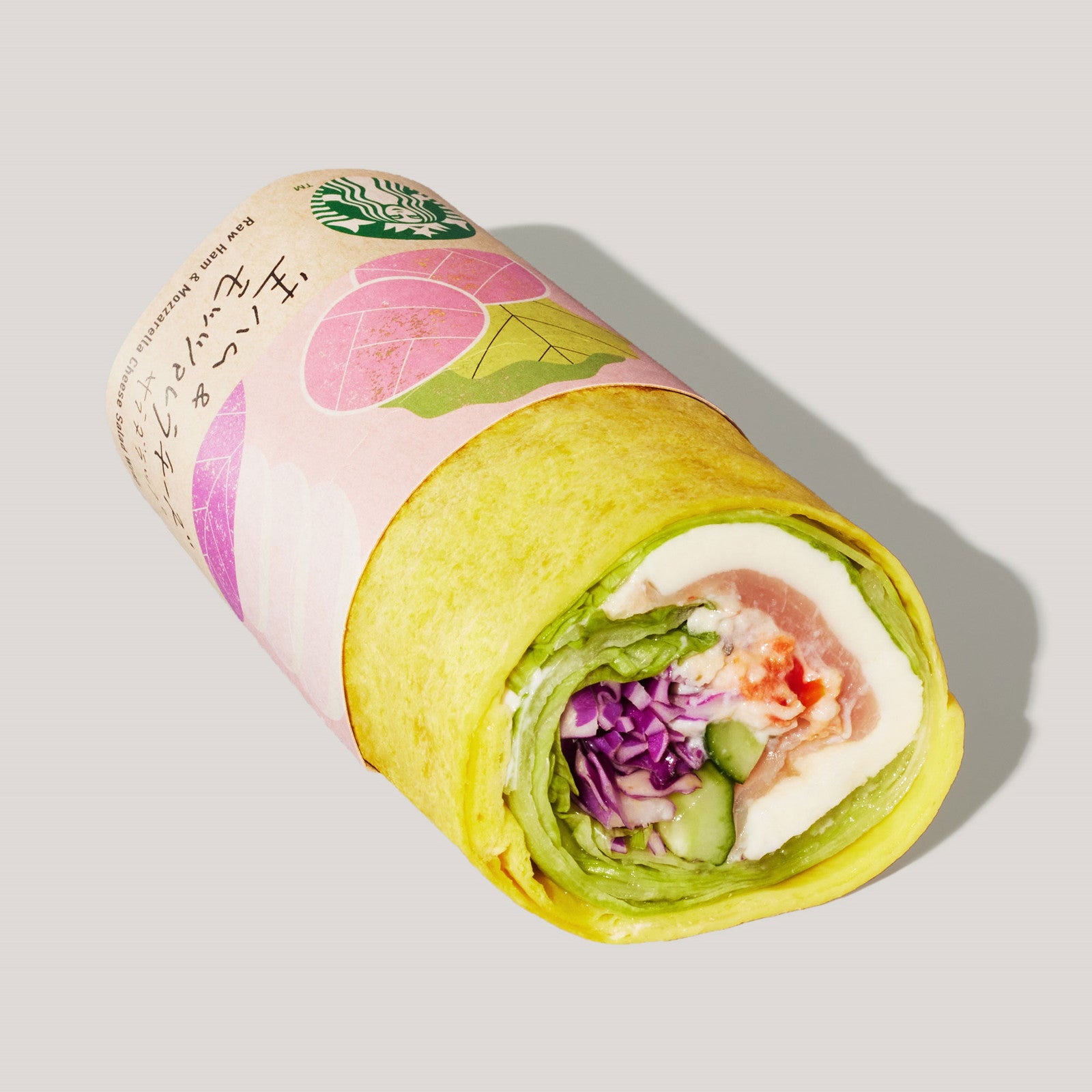 生ハム&モッツァレラチーズ サラダラップ（再登場）¥530／提供画像