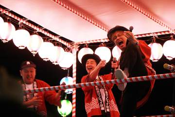 怒髪天が盆踊りで代表曲「オトナノススメ」を披露「長友選手も歌ってくれて、ヒットしかけの曲です（笑）」