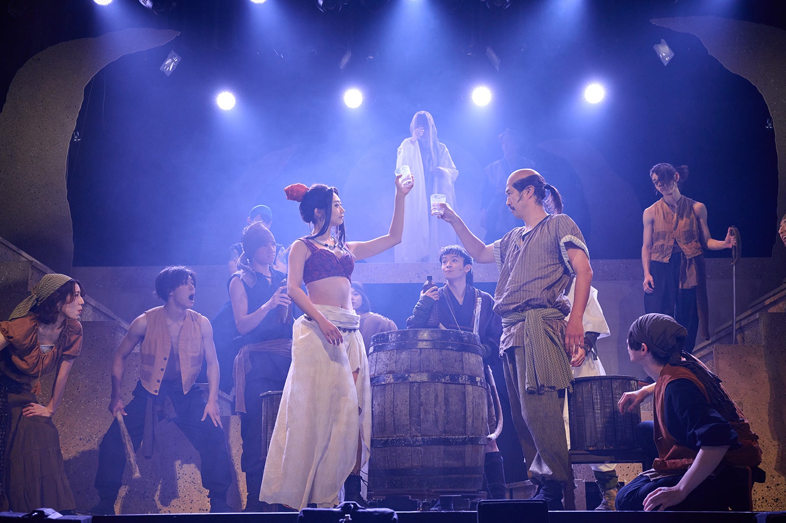 ゲネプロの様子（C）田村由美／小学館（C）2022舞台「BASARA」製作委員会