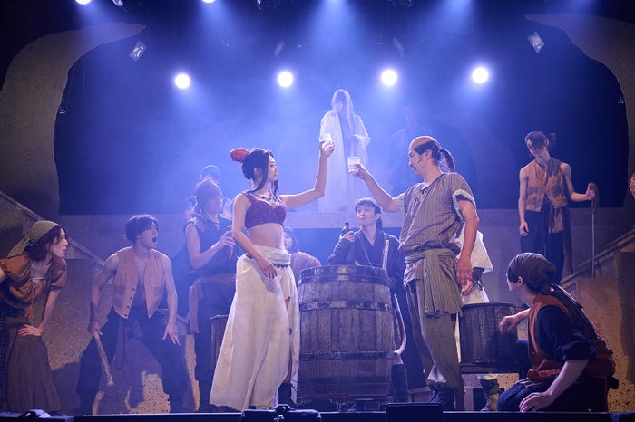 ゲネプロの様子(C)田村由美/小学館(C)2022舞台「BASARA」製作委員会