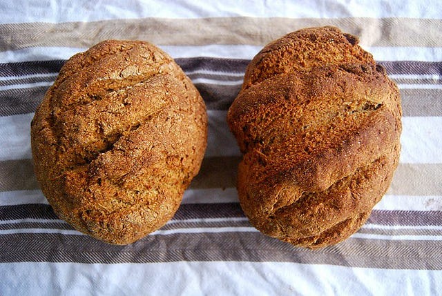 くるみやフルーツ入りのライ麦パンも◎(ryebread / Myriam M. J. Rondeau)