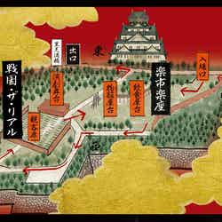 「戦国・ザ・リアル at 大坂城」マップ／画像提供：ユー・エス・ジェイ