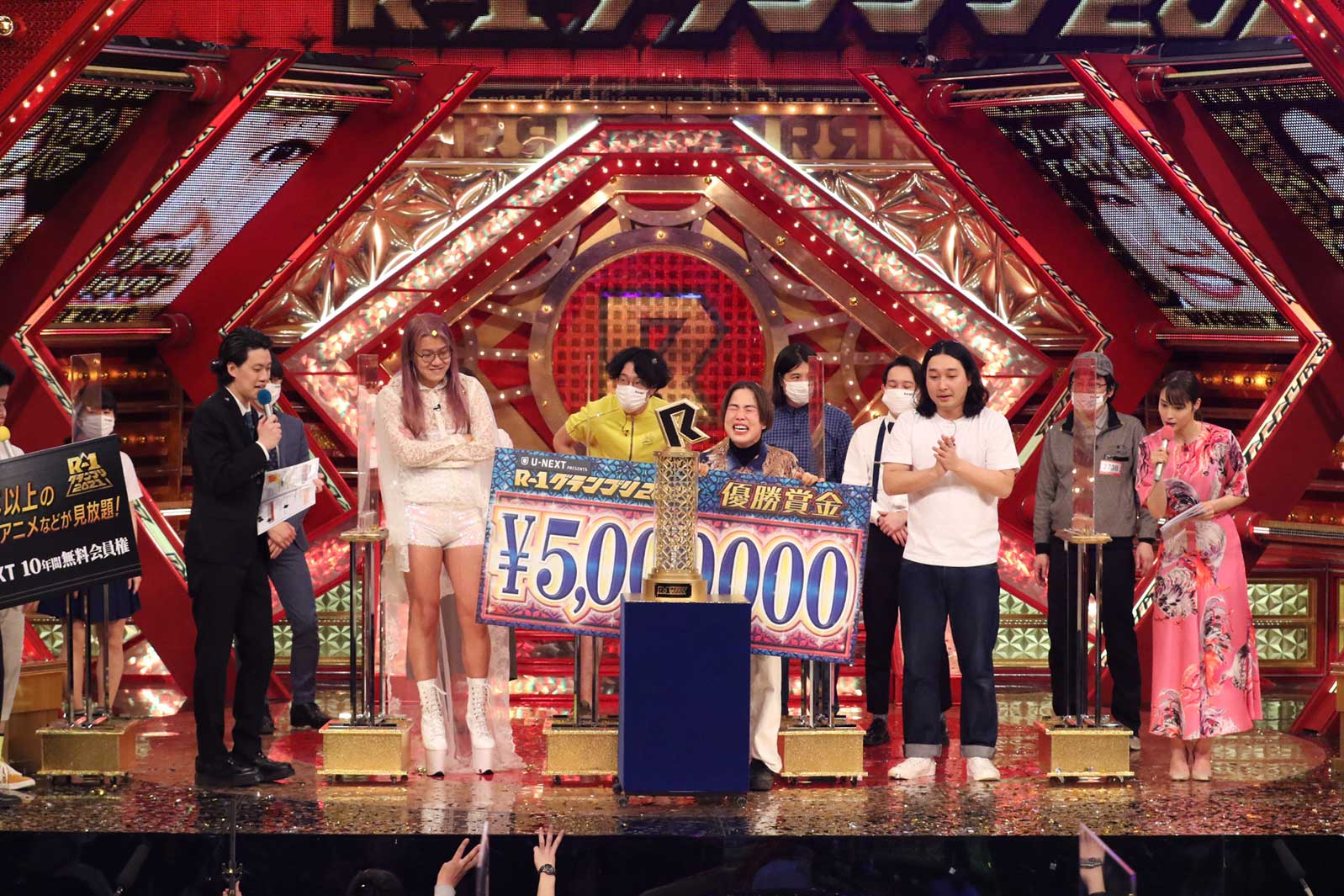 優勝者発表の瞬間（提供写真）