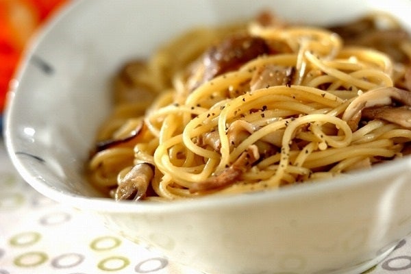 キノコの和風パスタ