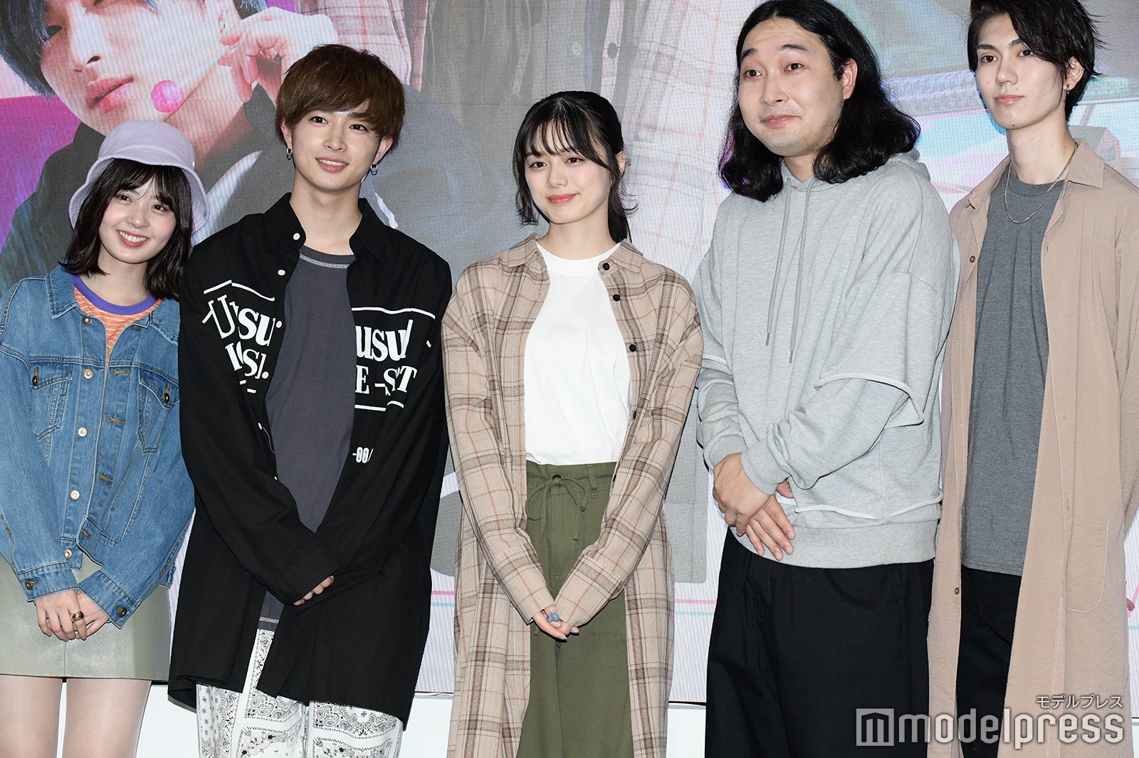 ゆな、曽田陵介、紺野彩夏、賀屋壮也、樋口晃平 （C）モデルプレス