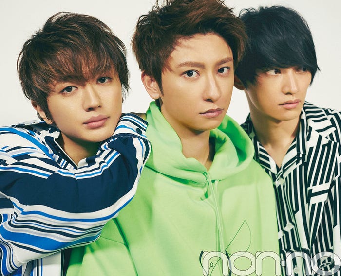 西島隆弘、與真司郎、日高光啓(c)non-no10月号/集英社 撮影/尾身沙紀(io)