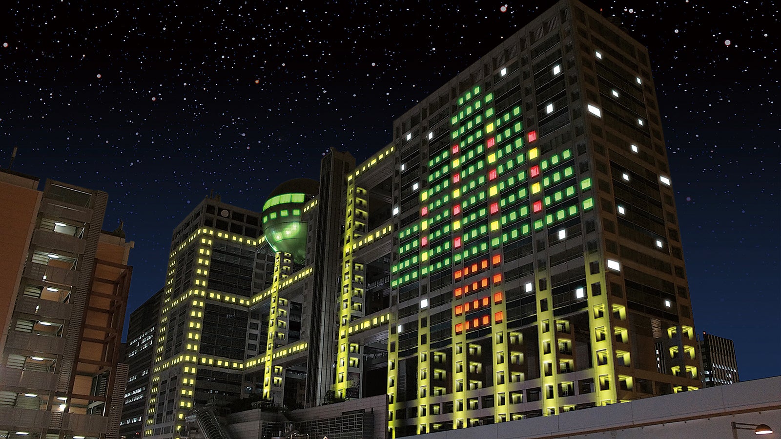 フジテレビ／画像提供：イルミネーションアイランドお台場2017実行委員会