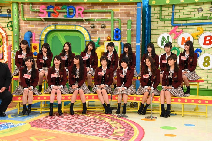 NMB48/16日放送「NMBとまなぶくん」より(C)カンテレ