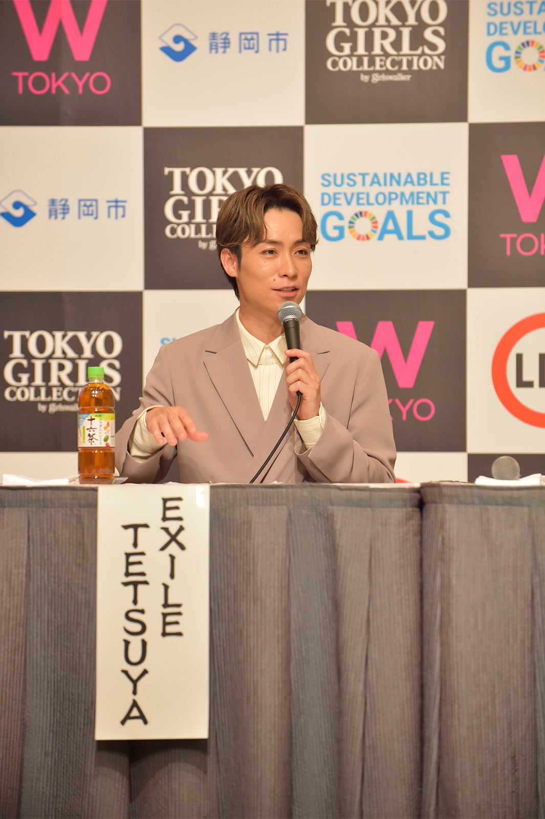 EXILE TETSUYA（C）W TOKYO×LDH JAPAN 記者発表会
