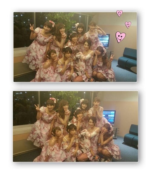計4曲を歌唱したモーニング娘。OGメンバー/辻希美オフィシャルブログ(Ameba)より