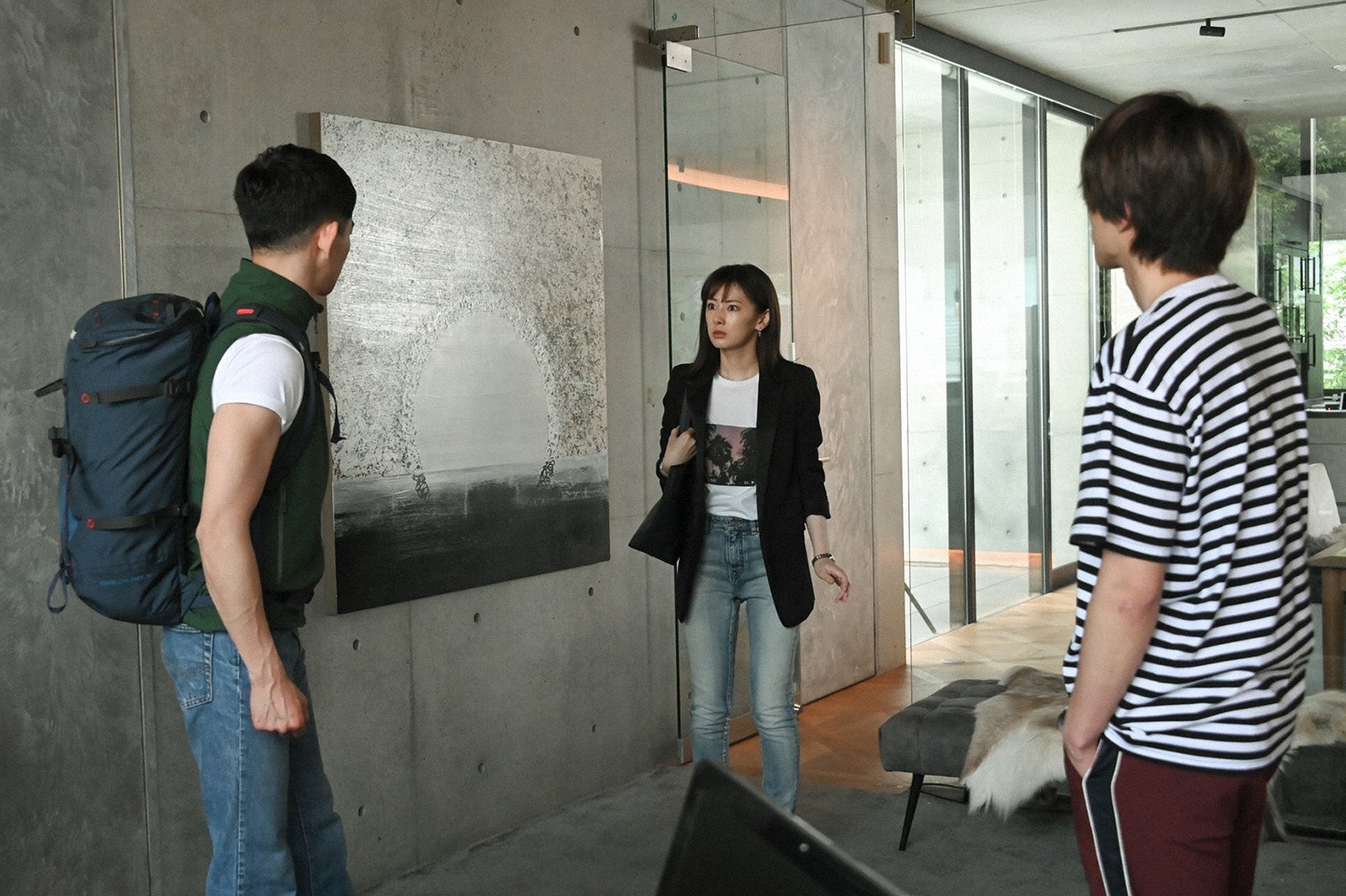 永山瑛太、北川景子、白洲迅「リコカツ」第8話より（C）TBS