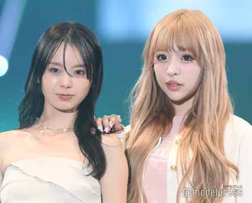「今日好き」小國舞羽&あいさ、雰囲気ガラリのリンクコーデで手繋ぎランウェイ【サツコレ2025S/S】