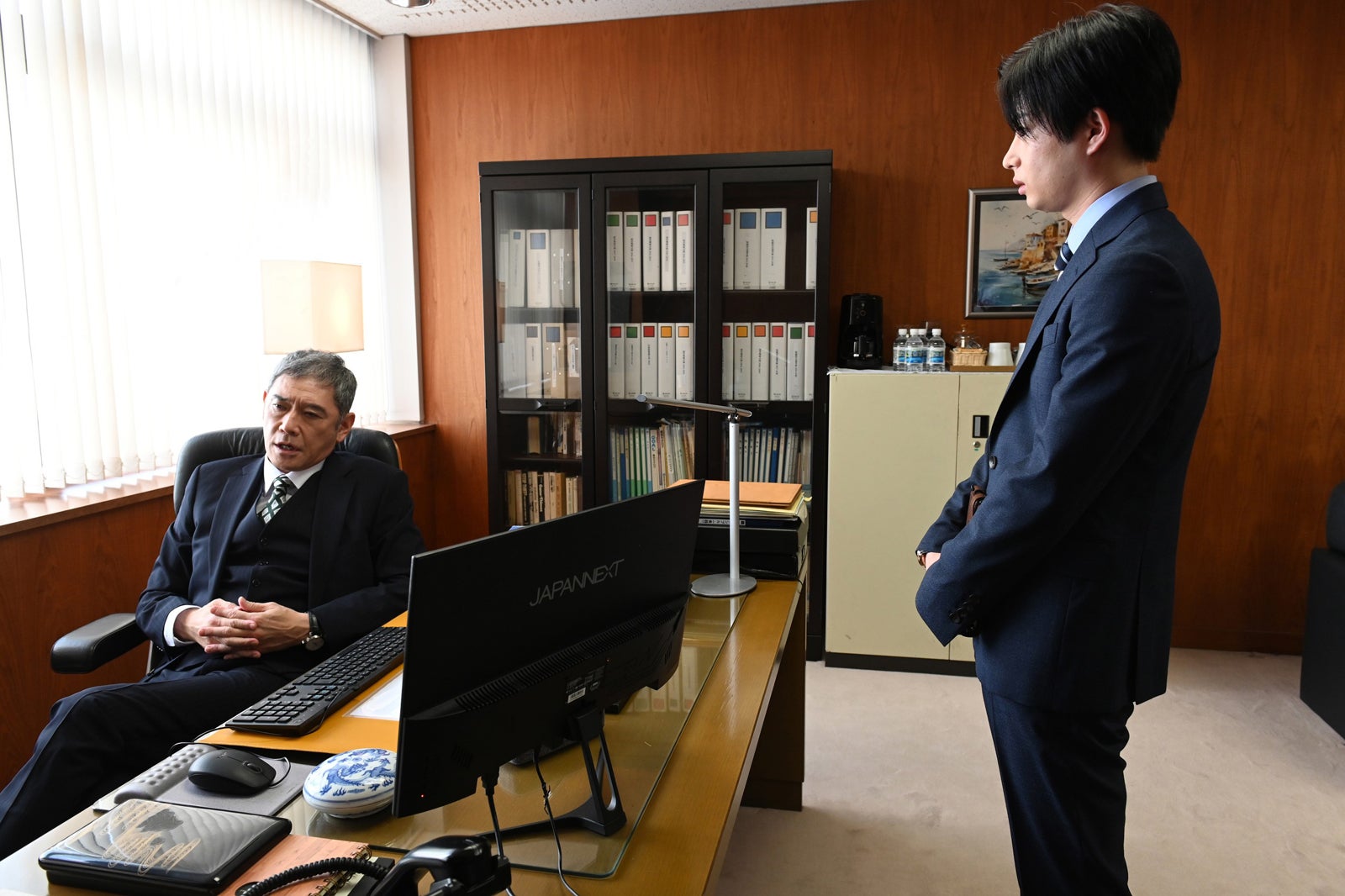 杉本哲太、曽田陵介「スノードロップの初恋」第1話（C）カンテレ