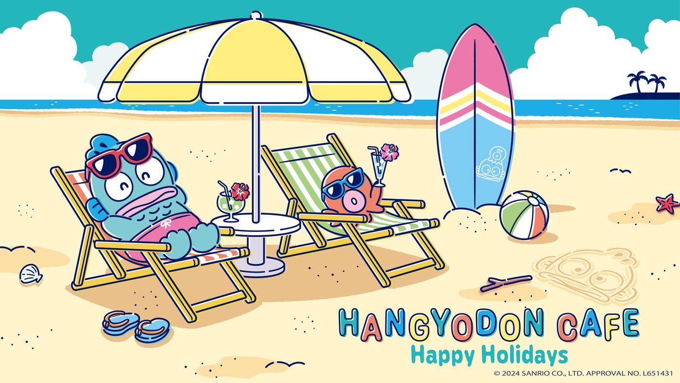 ハンギョドン カフェ ～Happy Holidays～（C）2024 SANRIO CO．，LTD．APPROVAL NO．L651431