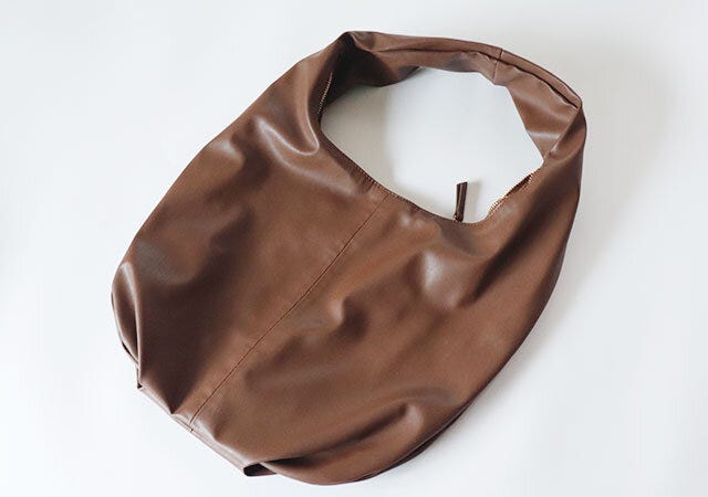 しまむら　トートバッグ　茶色