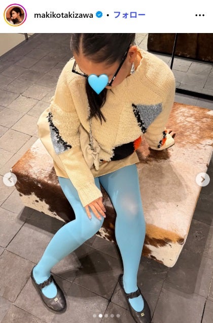 滝沢眞規子Instagramより