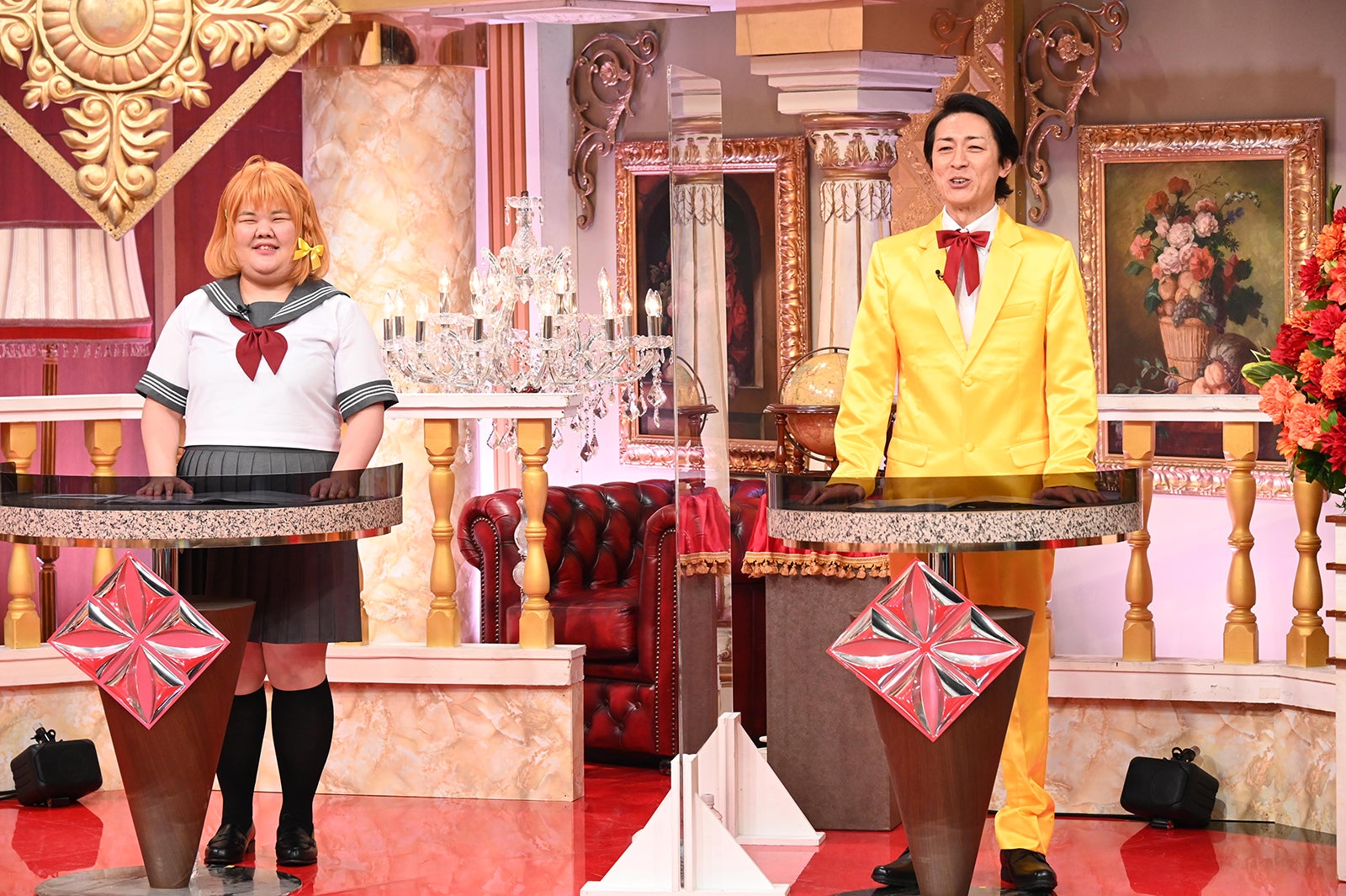 あんり、矢部浩之（C）日本テレビ