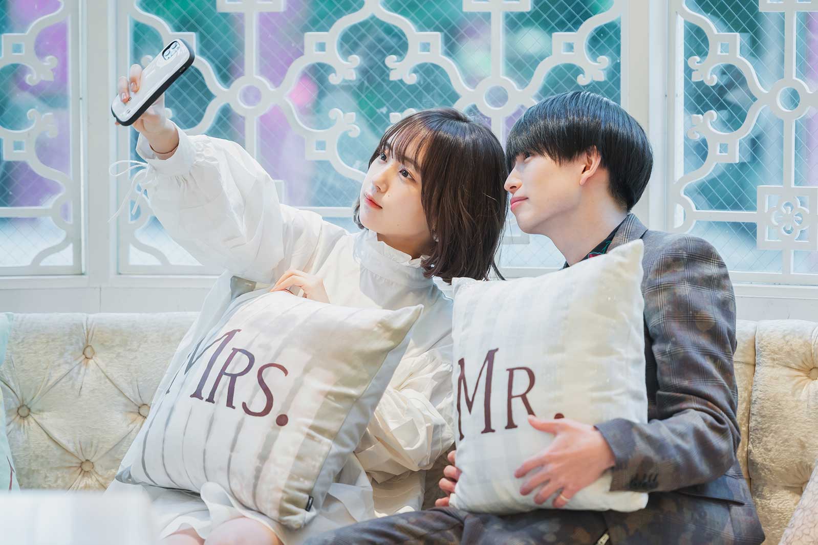 なえなの、綱啓永「恋とオオカミには騙されない」第1話（C）AbemaTV, Inc.