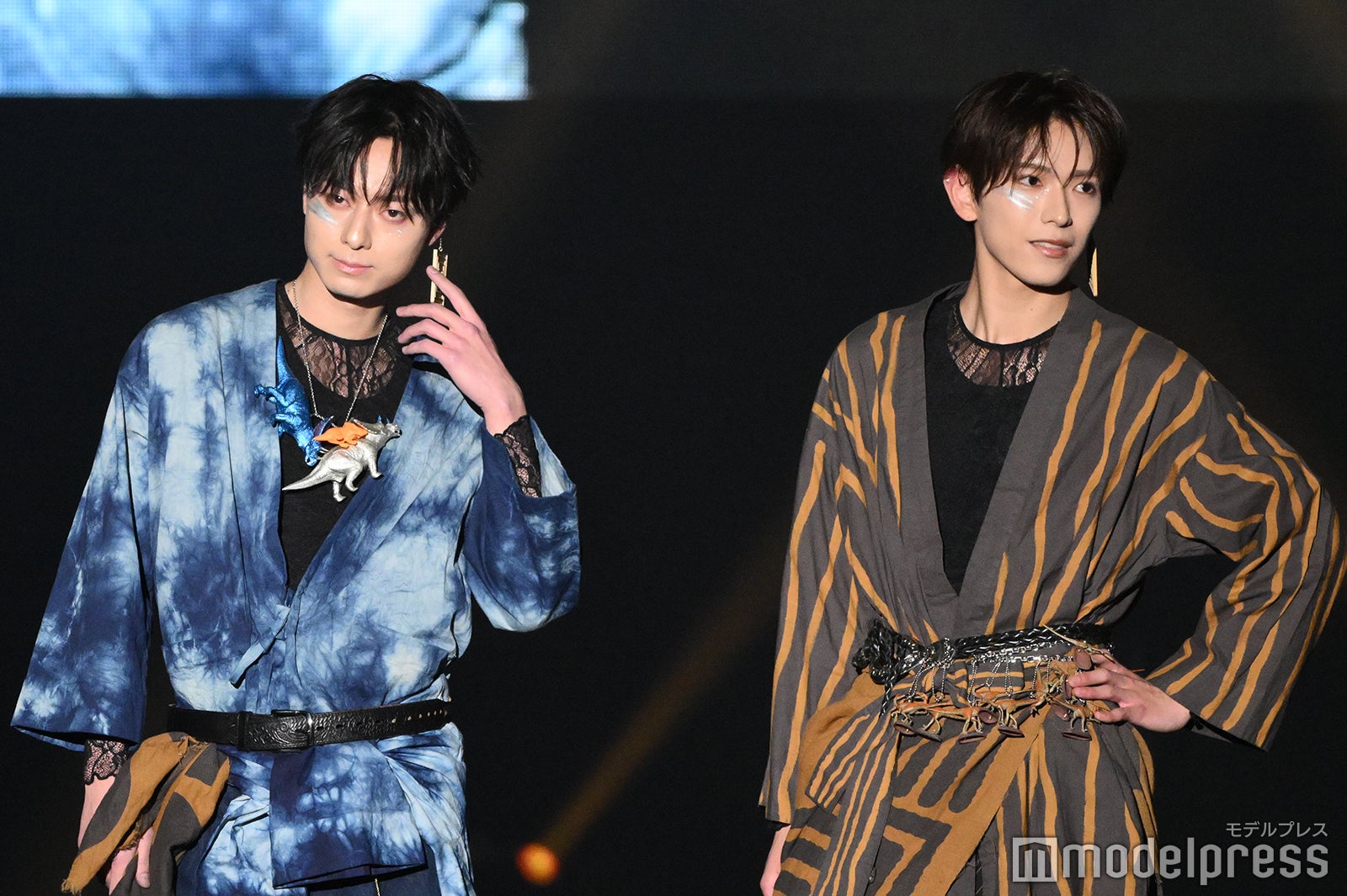 ACEes作間龍斗＆深田竜生、“駿河和染”⾐装纏い堂々ランウェイ 仲睦まじいやり取りに歓声【TGCしずおか2026】