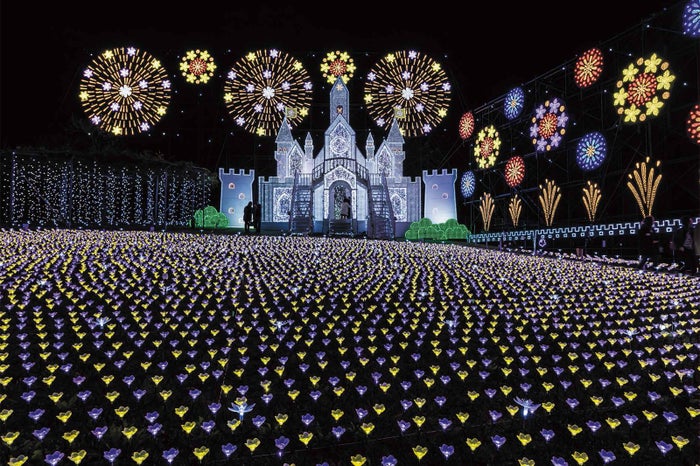 イルミネーション部門第一位　あしかがフラワーパーク「光の花の庭」栃木県足利市／画像提供：ぴあ