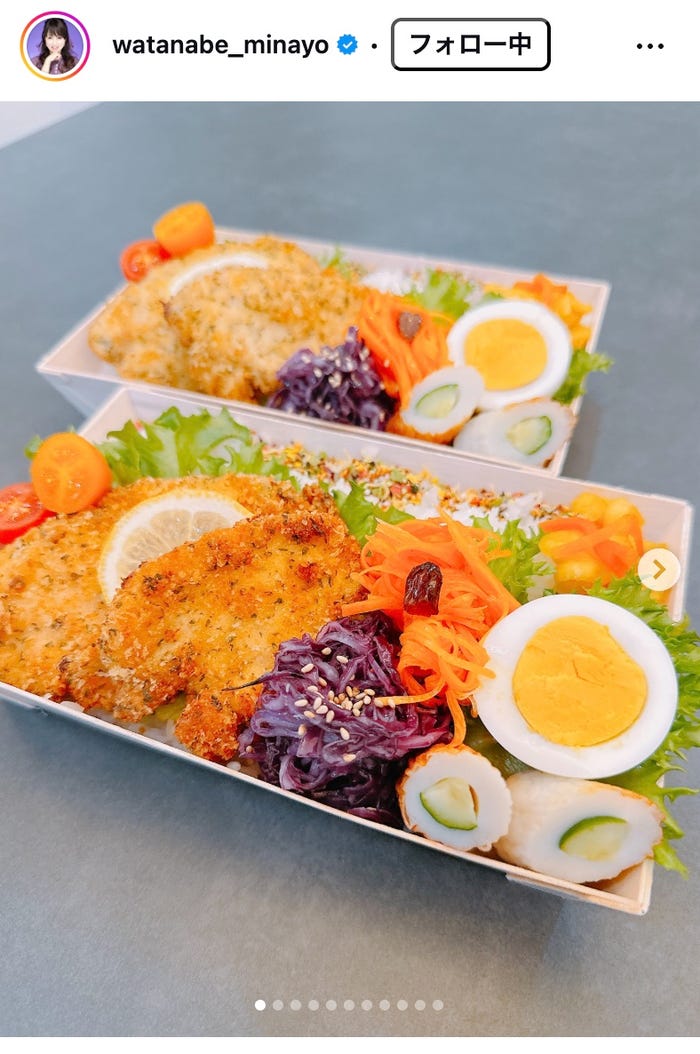 渡辺美奈代Instagramより