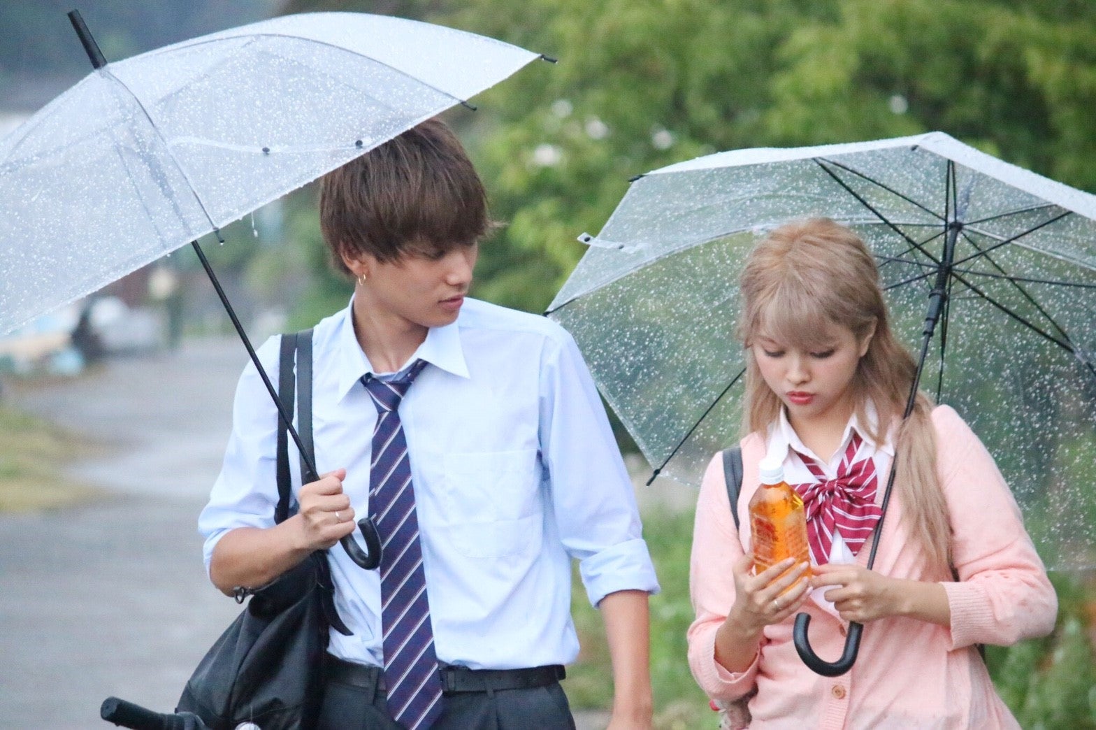 なちょす＆那須泰斗／メイキングカット（提供写真）