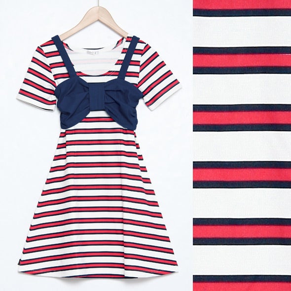 ビスチェボーダーワンピース「salus」2,900円(税込3,132円)