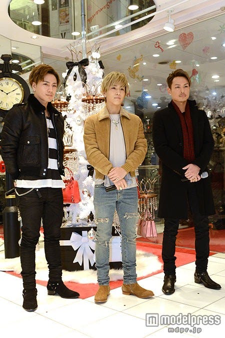 (左から)登坂広臣、岩田剛典、今市隆二(C)モデルプレス
