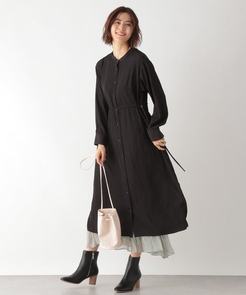 21 シャツワンピの春コーデ選 今年も着まわしたい大人スタイル集 モデルプレス