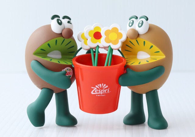 ＧＬＯＷ9月号　宝島社　雑誌　付録　ゼスプリ　キウイブラザーズ　フルーツピックセット　デザイン