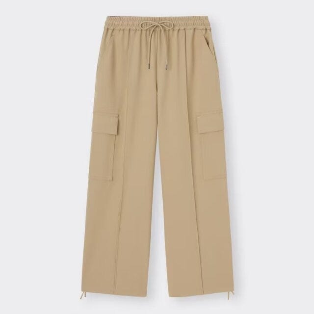 GU カーゴパンツ GU カーゴパンツ ベージュ