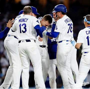 ドジャースが逆転サヨナラ勝ち！大谷翔平が欠場でも4連勝 土壇場の九回に2点差ひっくり返す ラッシングが意地の一打 佐々木朗希は6回途中3失点で4勝目逃す