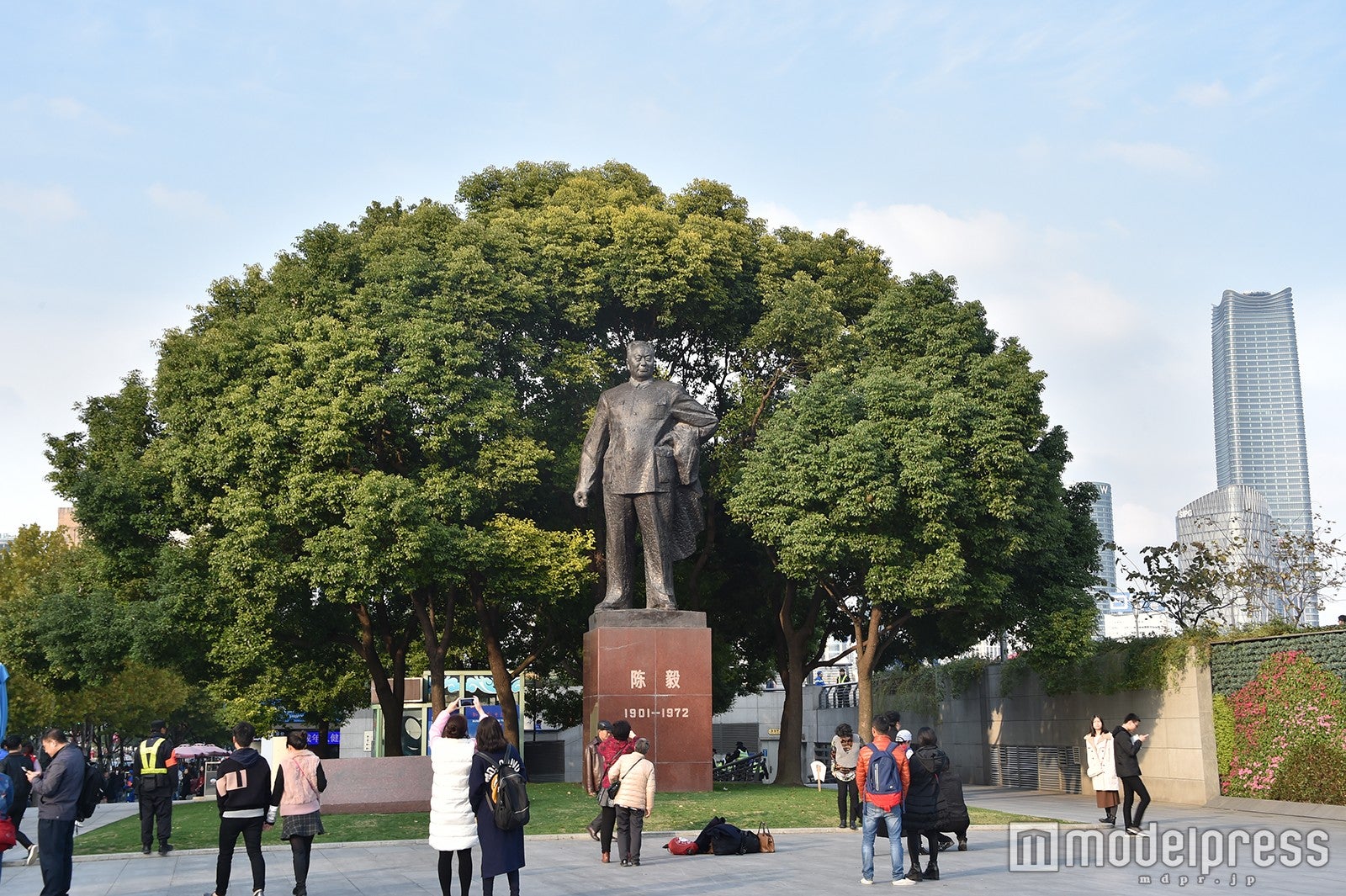 初代上海市の市長・陳毅の銅像／外灘（C）モデルプレス
