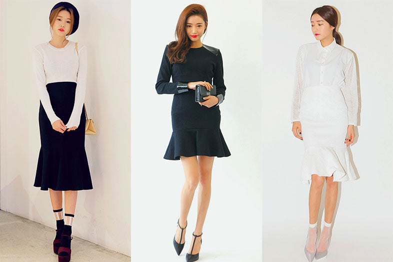 乙女心をくすぐる！「マーメイドスカート」なら美脚見せも叶う