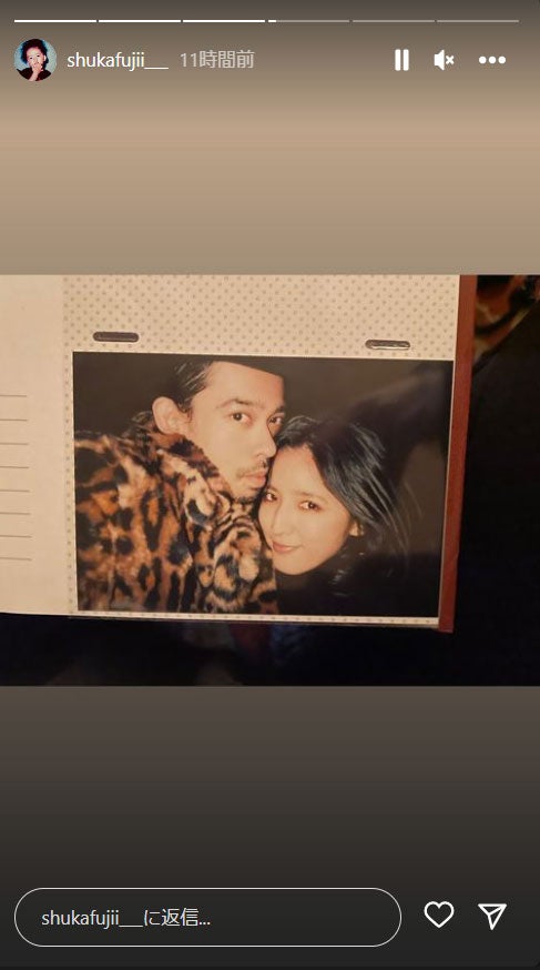 藤井萩花Instagramストーリーズより