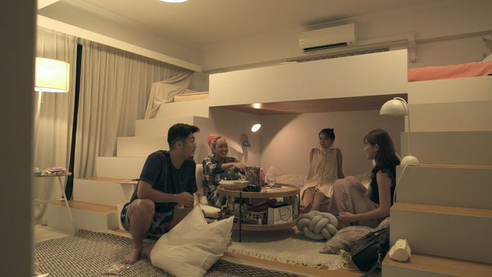 凌、花、春花、愛華「TERRACE HOUSE TOKYO 2019-2020」21st WEEK(C)フジテレビ/イースト・エンタテインメント