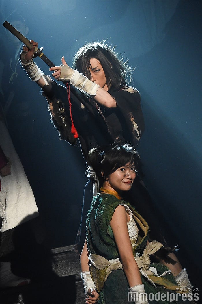 北原里英、鈴木拡樹/舞台「どろろ」 東京公演ゲネプロの様子 (C)モデルプレス