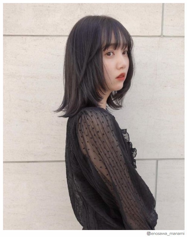 江野沢愛美、暗髪イメチェンに「白雪姫みたい」「天才的にかわいい」と絶賛の声