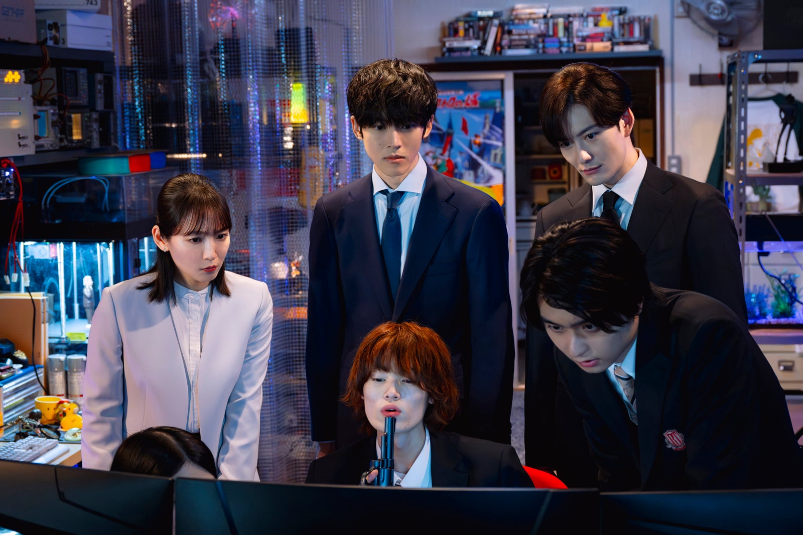 吉岡里帆、松坂桃李、岡田将生、窪塚愛流、奥平大兼「御上先生」最終話（C）TBS