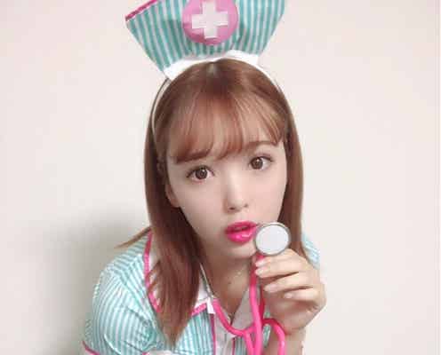 藤田ニコル、SEXYナースでお腹チラ見せ “王道可愛い”ハロウィンコスに絶賛の声
