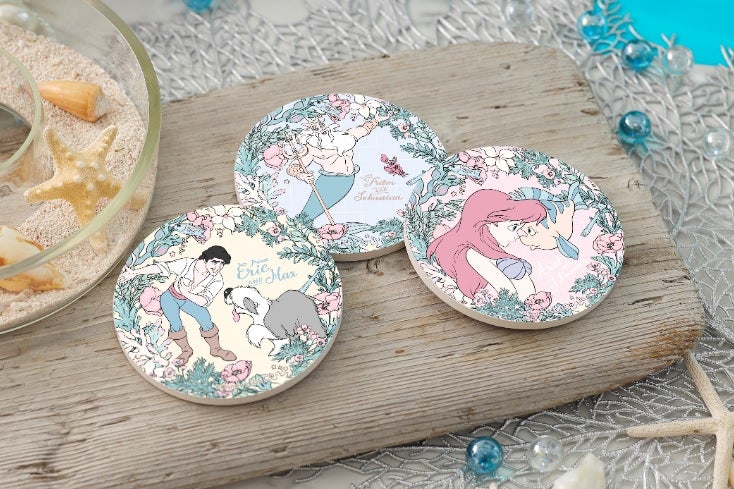 ドリンク付属コースター　※イメージ（左より、マックス/セバスチャン/フランダー）（C）Disney