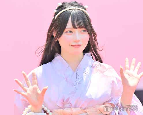 TikTok400万人超え・Mumei、印象ガラリ美麗ランウェイ【GAKUSEI RUNWAY 2024 SPRING&SUMMER】