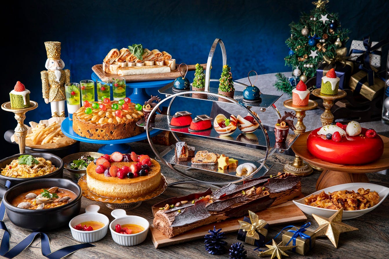 ヒルトン名古屋「ドリーミー・クリスマススイーツ」アフタヌーンティー&デザートビュッフェ開催