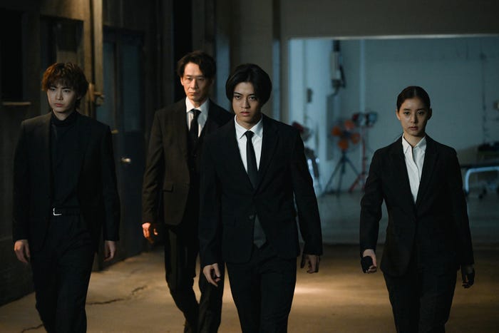 豊田裕大、三浦誠⼰、高橋海人、新木優子「DOPE 麻薬取締部特捜課」第9話(C)TBS