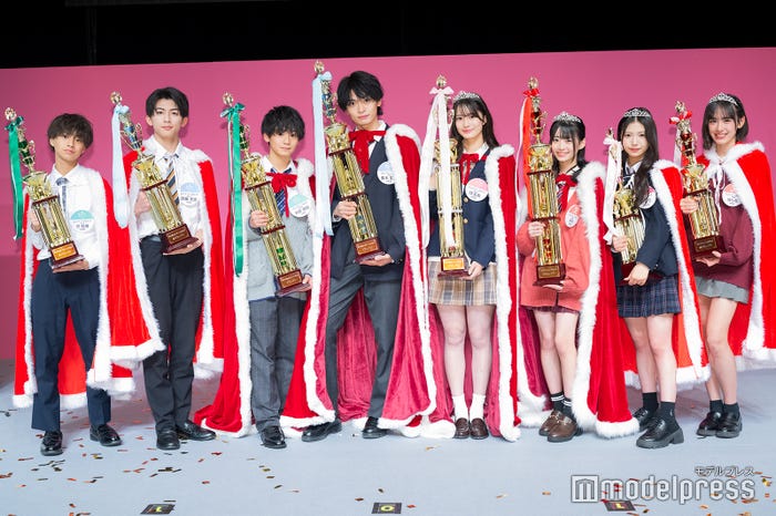 谷虹輝くん、齊藤天彦くん、井原泰知くん黒木聖那くん、はるあさん、ゆなさん、じゅりさん、はんなさん(C)モデルプレス