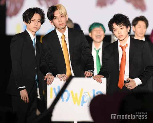 ヒカル率いるNextStage、ウクライナカラーで「NO WAR」訴える デビュー曲「NEXT STAGE」初披露<関コレ2022S/S>